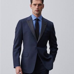 Todd Snyder Navy Blue Tuxedo Jacket